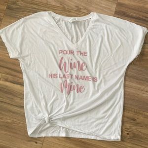 Bride/ Wedding Tshirt Medium